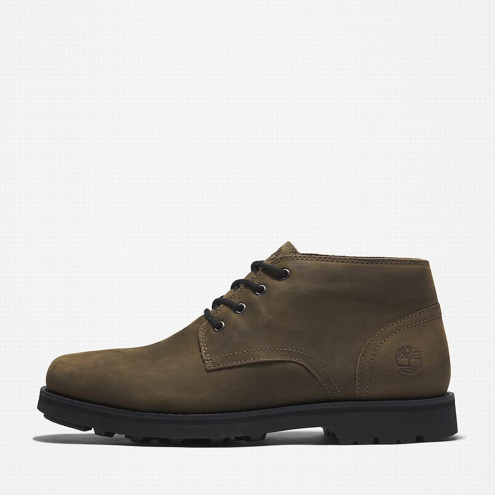 Pánské Kotníkové Boty Timberland Alden Brook Waterproof Chukka Zelene | TI74138-216