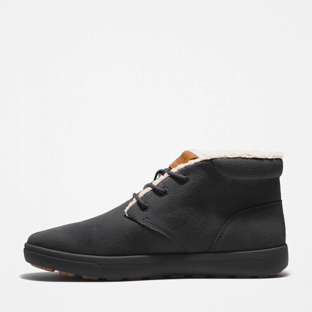 Pánské Kotníkové Boty Timberland Ashwood Park Warm-Podšité Chukka Černé | TI02583-432