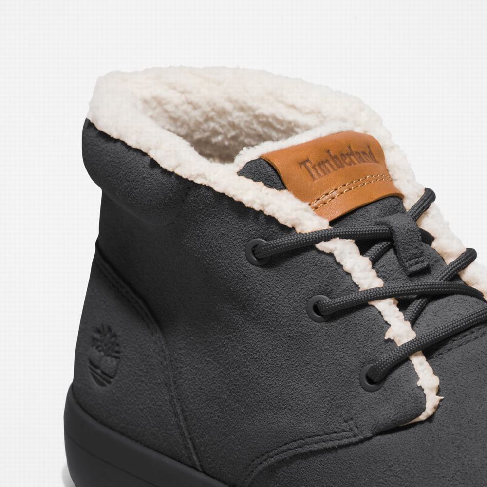 Pánské Kotníkové Boty Timberland Ashwood Park Warm-Podšité Chukka Černé | TI02583-432