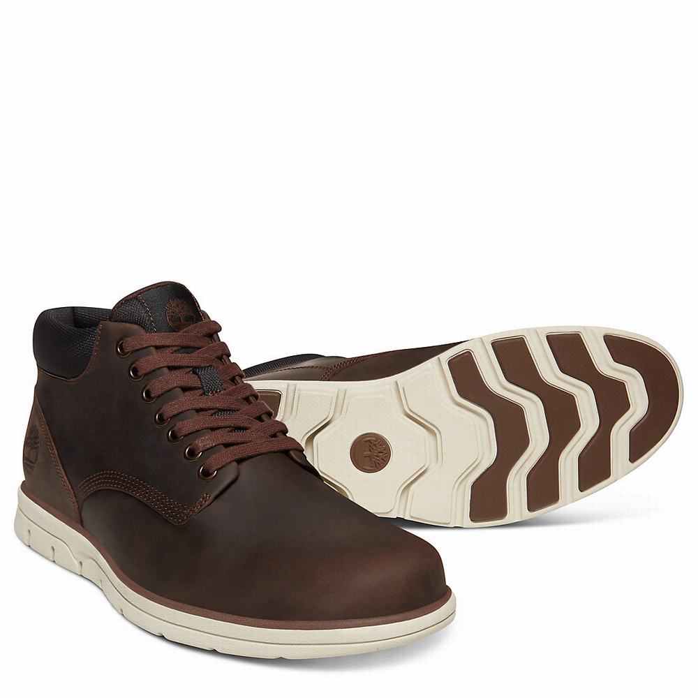 Pánské Kotníkové Boty Timberland Bradstreet Chukka Tmavě Hnědé | TI39608-658