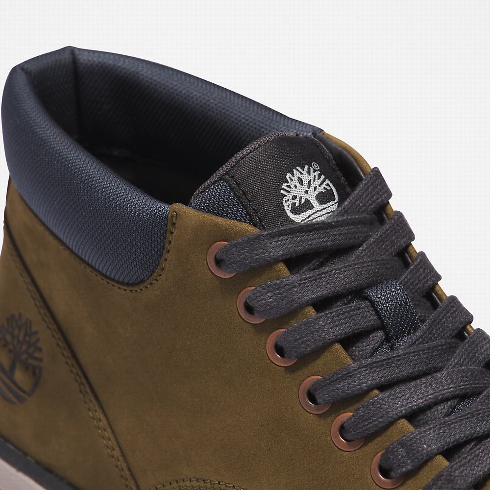 Pánské Kotníkové Boty Timberland Bradstreet Leather Chukka Zelene | TI53964-174
