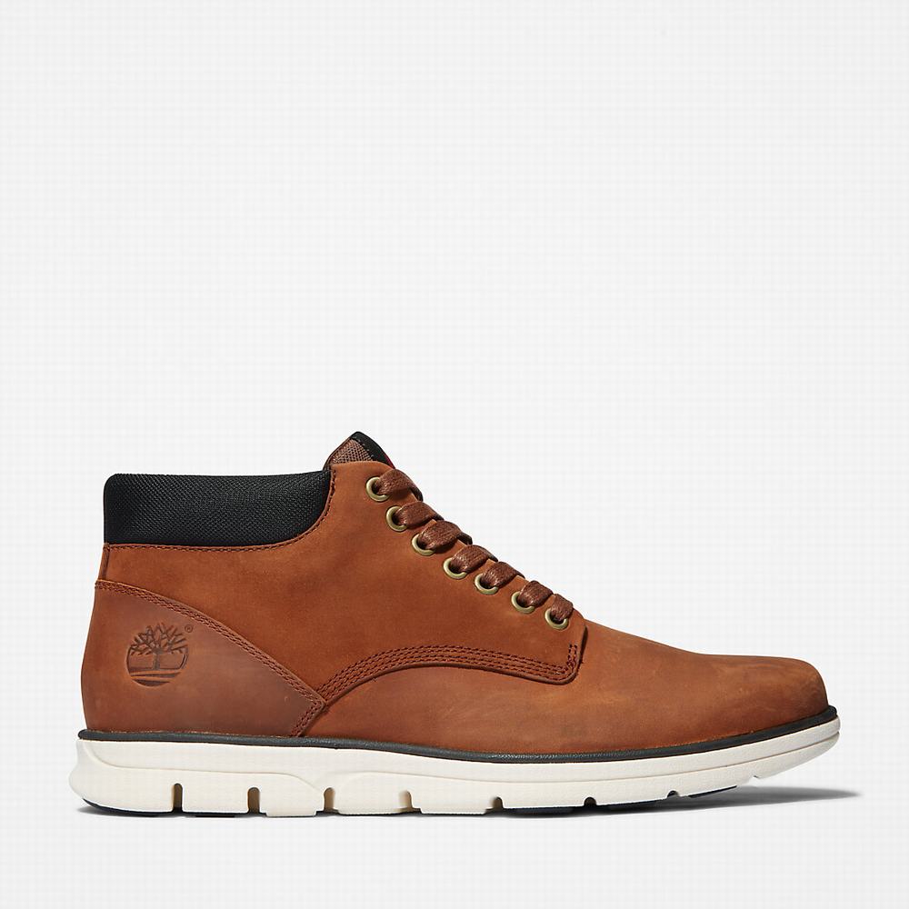 Pánské Kotníkové Boty Timberland Bradstreet Chukka Světle Hnědé | TI83510-165