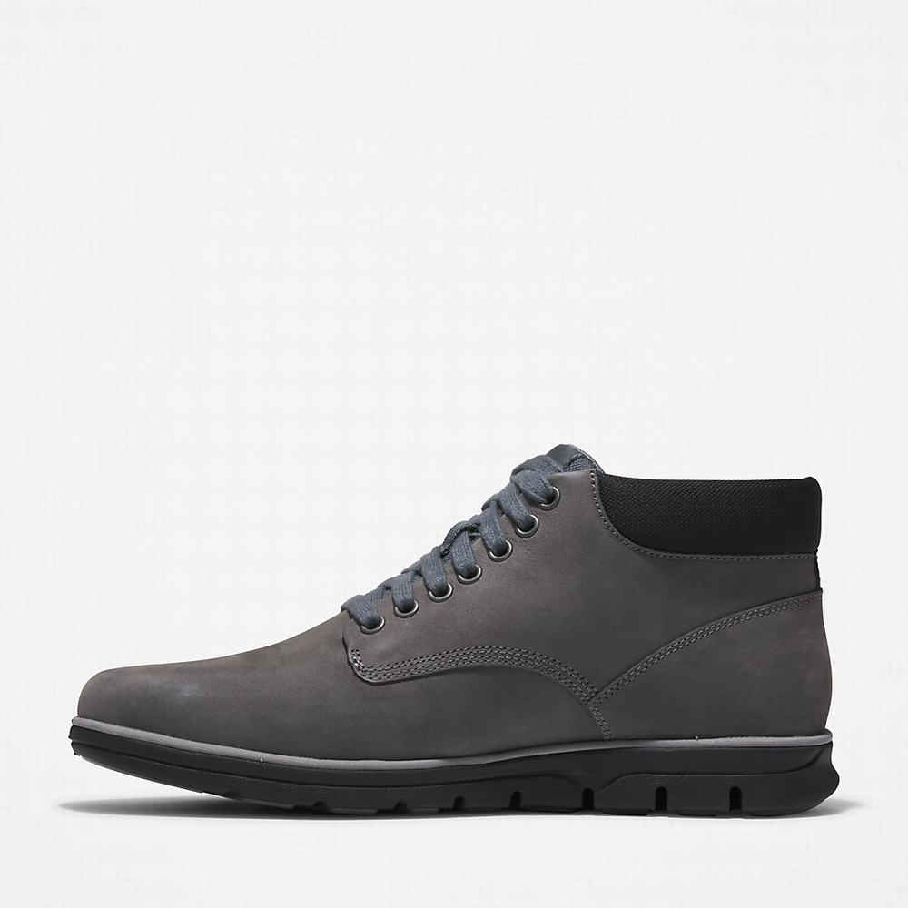 Pánské Kotníkové Boty Timberland Bradstreet Leather Chukka Šedé | TI93752-932