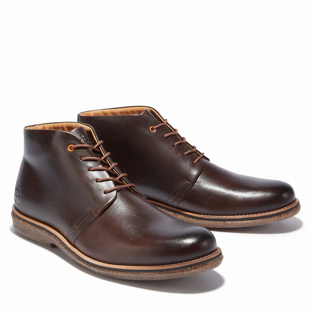 Pánské Kotníkové Boty Timberland City Groove Chukka Tmavě Hnědé | TI60428-489