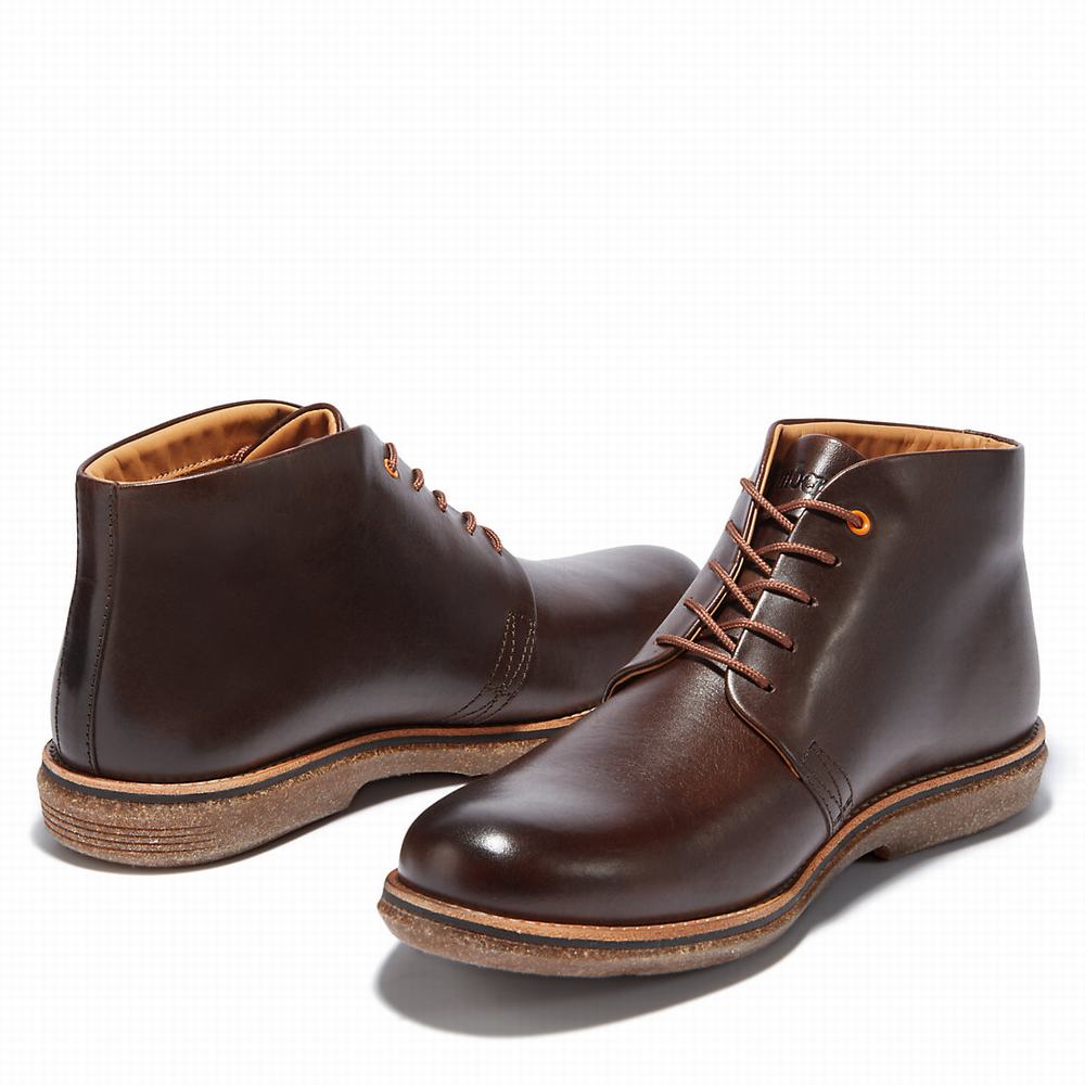 Pánské Kotníkové Boty Timberland City Groove Chukka Tmavě Hnědé | TI60428-489
