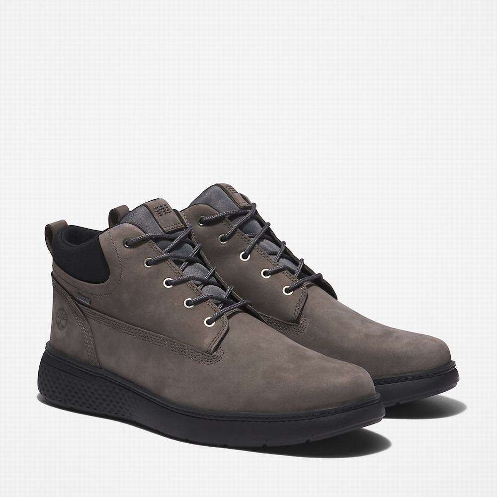 Pánské Kotníkové Boty Timberland Cross Mark Gore-Tex® Chukka Šedé | TI01758-542
