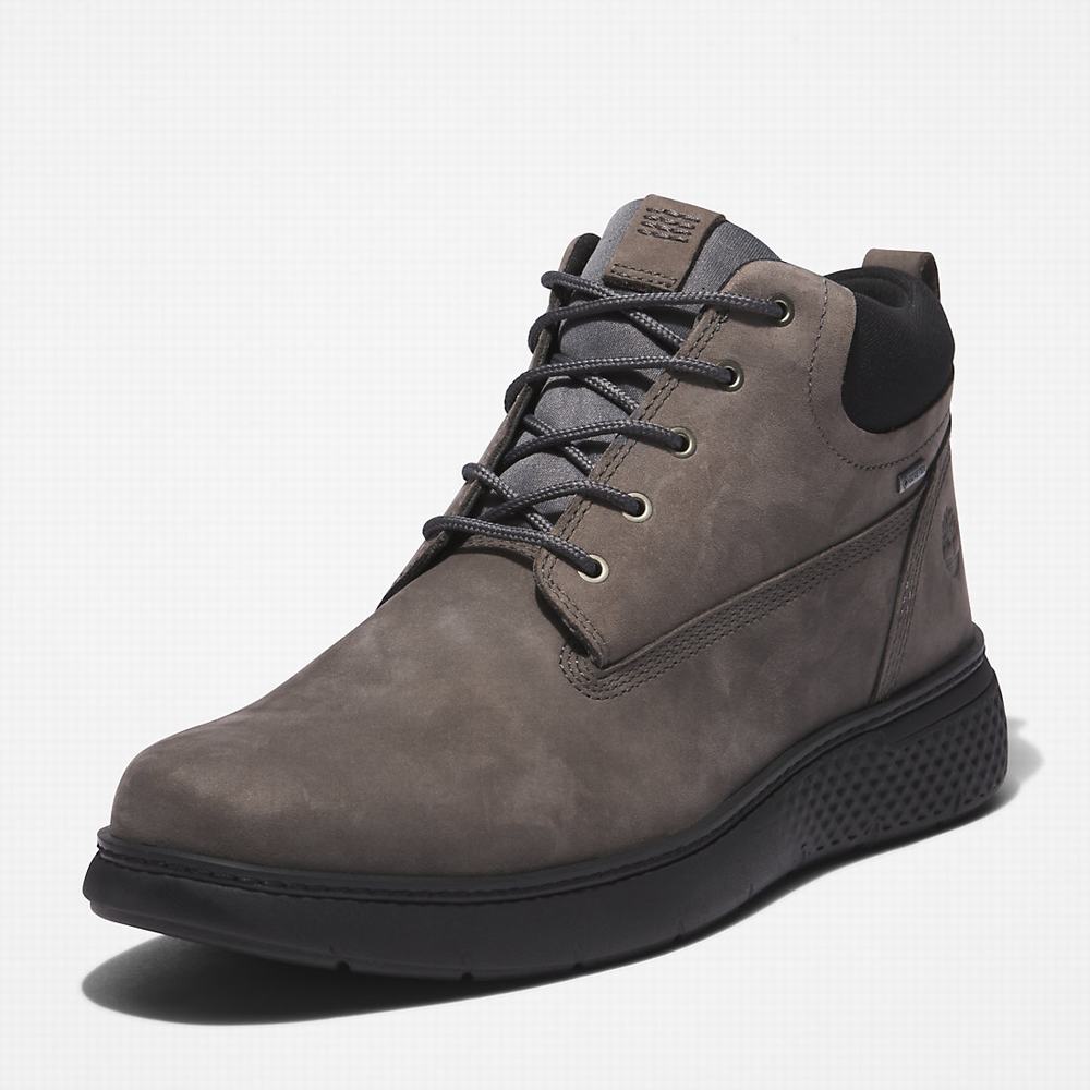 Pánské Kotníkové Boty Timberland Cross Mark Gore-Tex® Chukka Šedé | TI01758-542