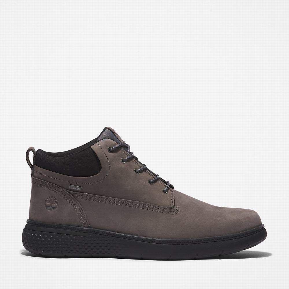 Pánské Kotníkové Boty Timberland Cross Mark Gore-Tex® Chukka Šedé | TI01758-542