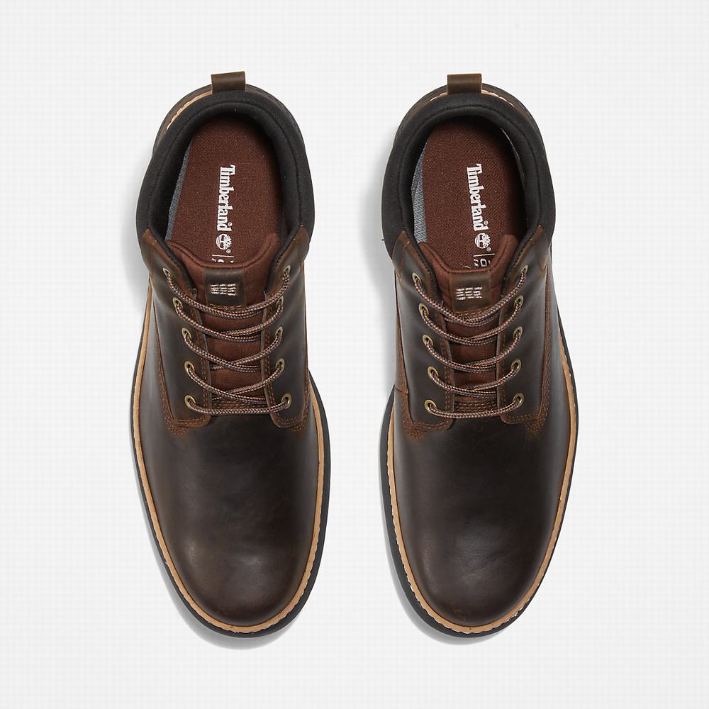 Pánské Kotníkové Boty Timberland Cross Mark Gore-Tex® Chukka Tmavě Hnědé | TI10276-370
