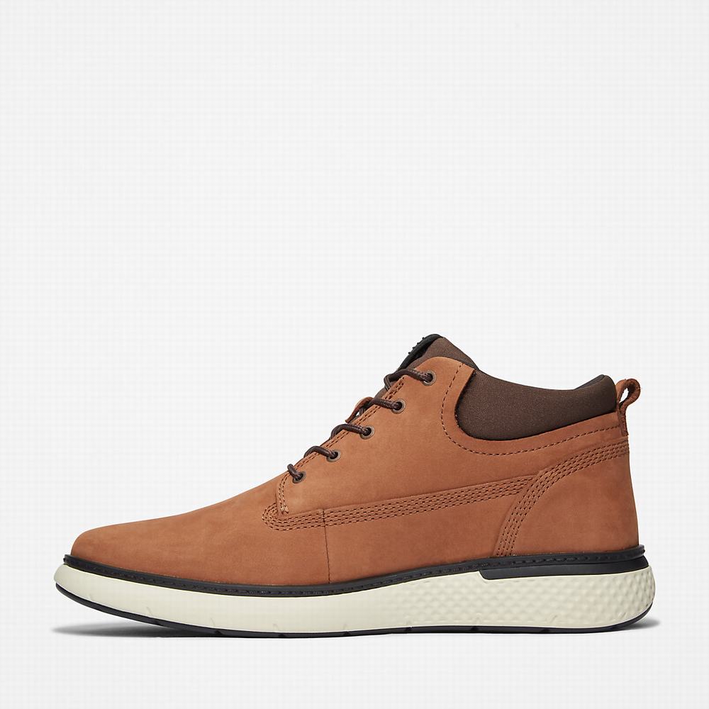 Pánské Kotníkové Boty Timberland Cross Mark Chukka Tmavě Hnědé | TI27634-863