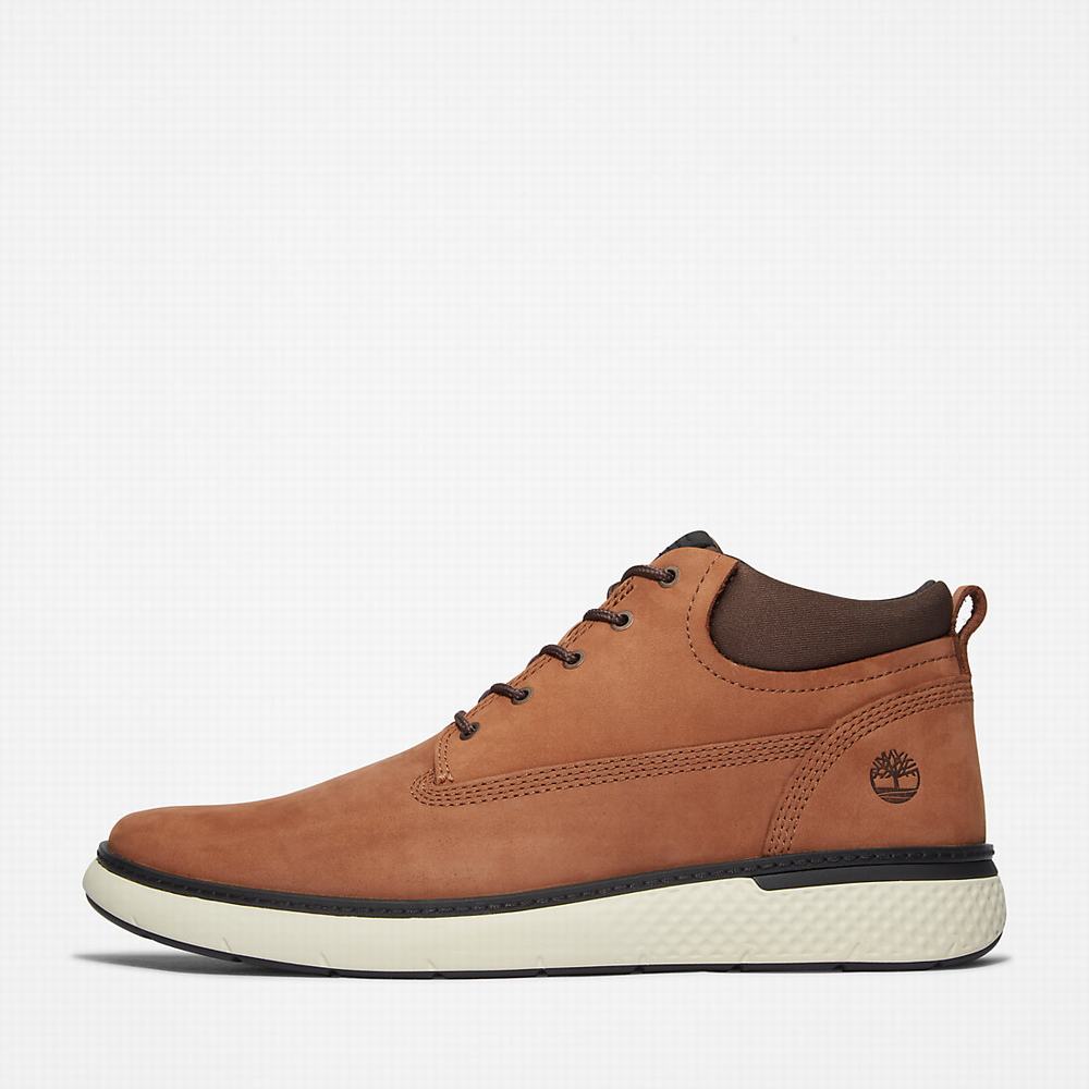 Pánské Kotníkové Boty Timberland Cross Mark Chukka Tmavě Hnědé | TI27634-863