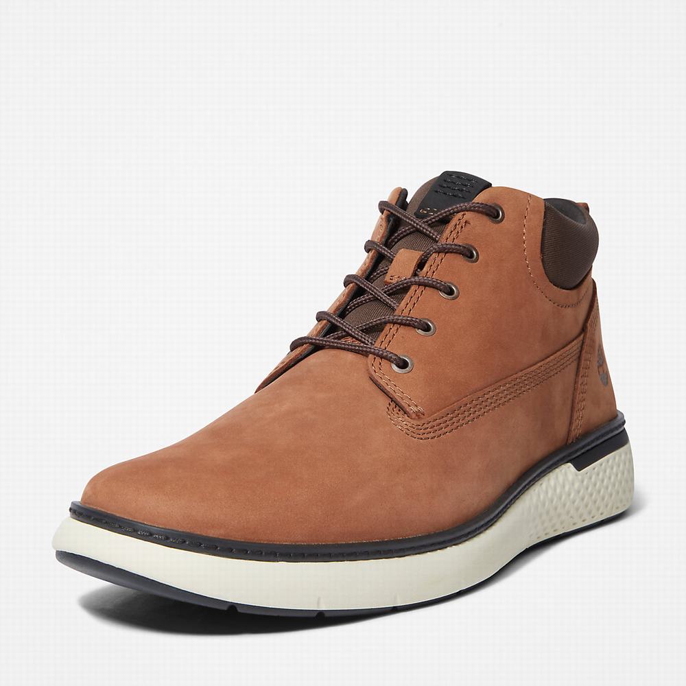 Pánské Kotníkové Boty Timberland Cross Mark Chukka Tmavě Hnědé | TI27634-863