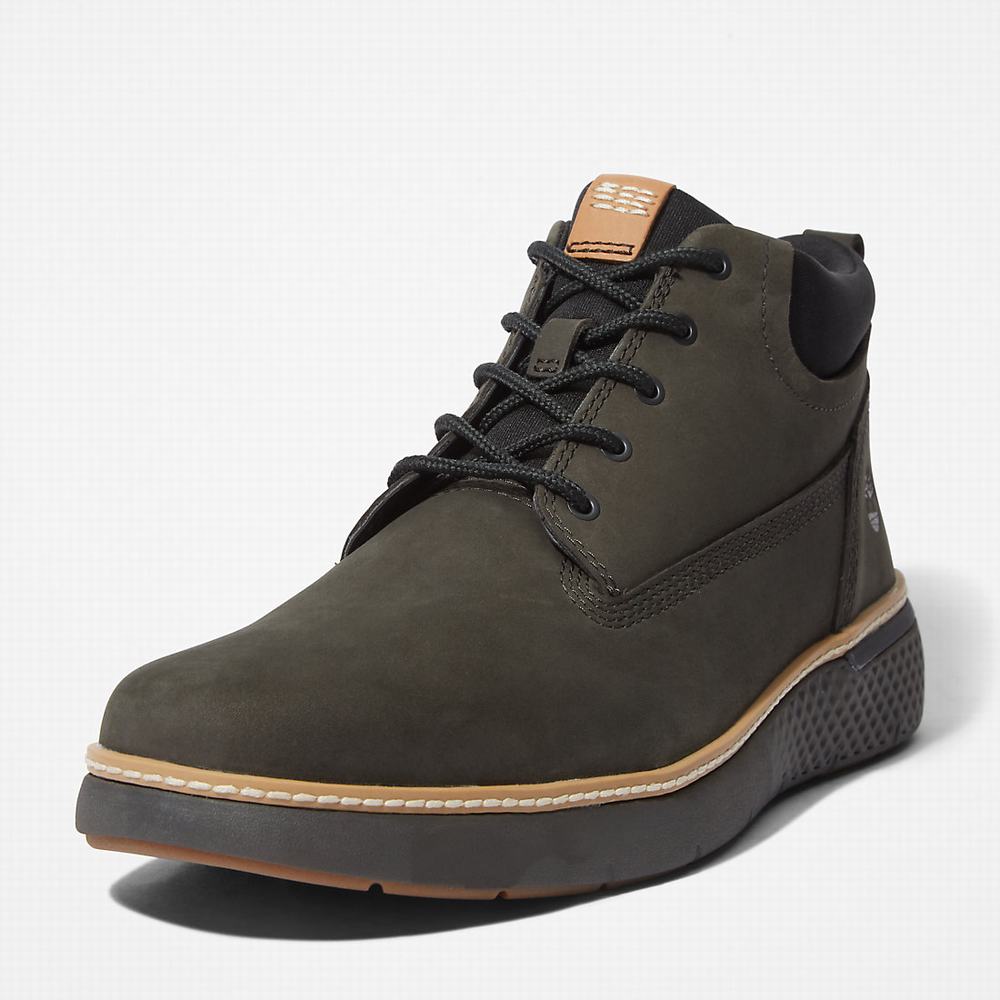Pánské Kotníkové Boty Timberland Cross Mark Chukka Tmavě Zelene | TI63892-602