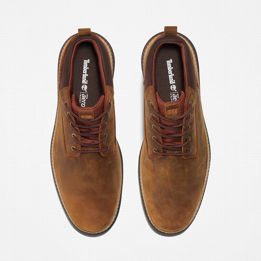 Pánské Kotníkové Boty Timberland Cross Mark Gore-Tex® Chukka Hnědé | TI85490-026