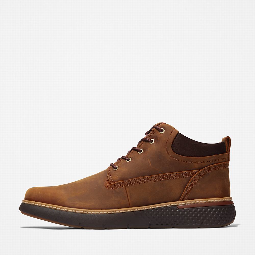 Pánské Kotníkové Boty Timberland Cross Mark Gore-Tex® Chukka Hnědé | TI85490-026
