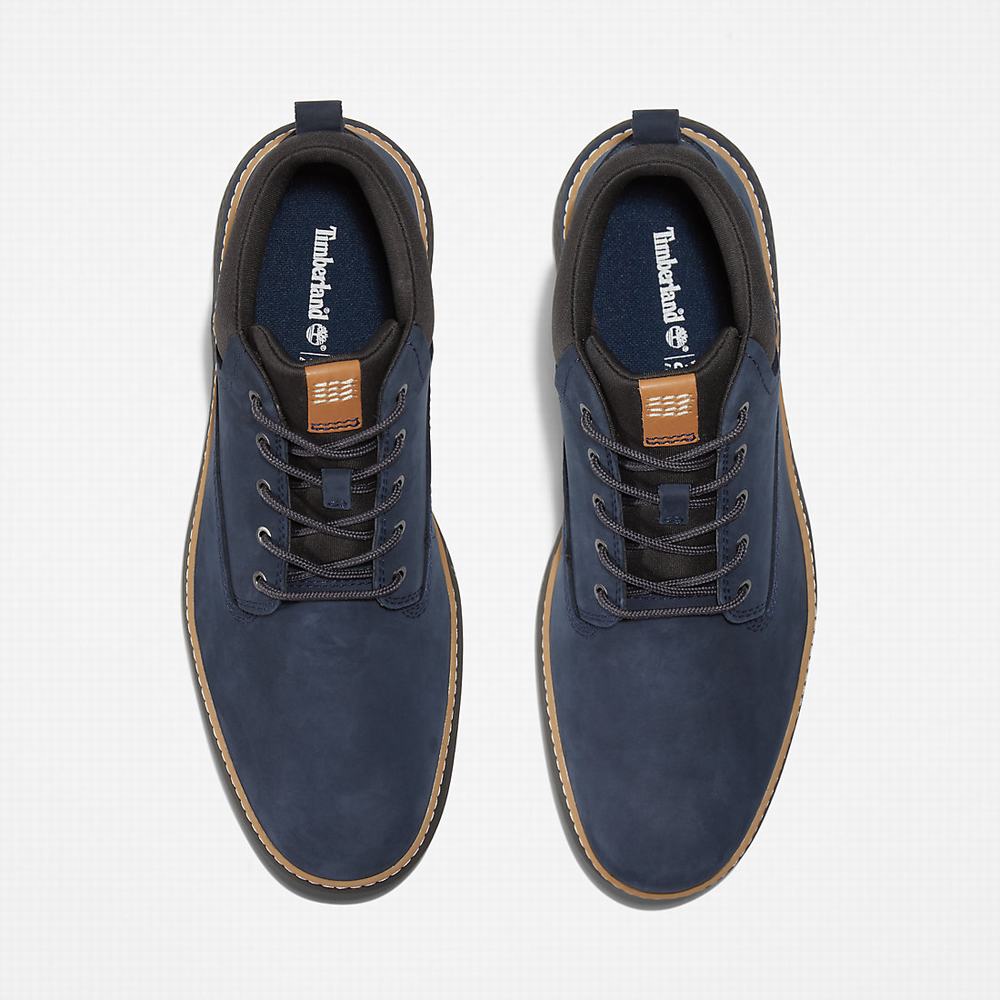 Pánské Kotníkové Boty Timberland Cross Mark Chukka Tmavě Blankyt | TI93627-934