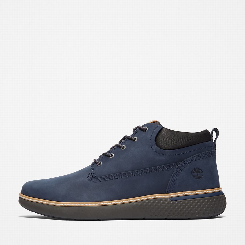 Pánské Kotníkové Boty Timberland Cross Mark Chukka Tmavě Blankyt | TI93627-934