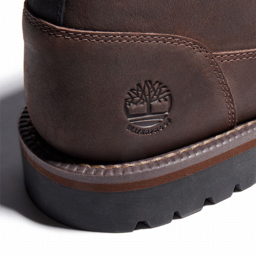 Pánské Kotníkové Boty Timberland Larchmont Podšité Chukka Tmavě Hnědé | TI20145-670