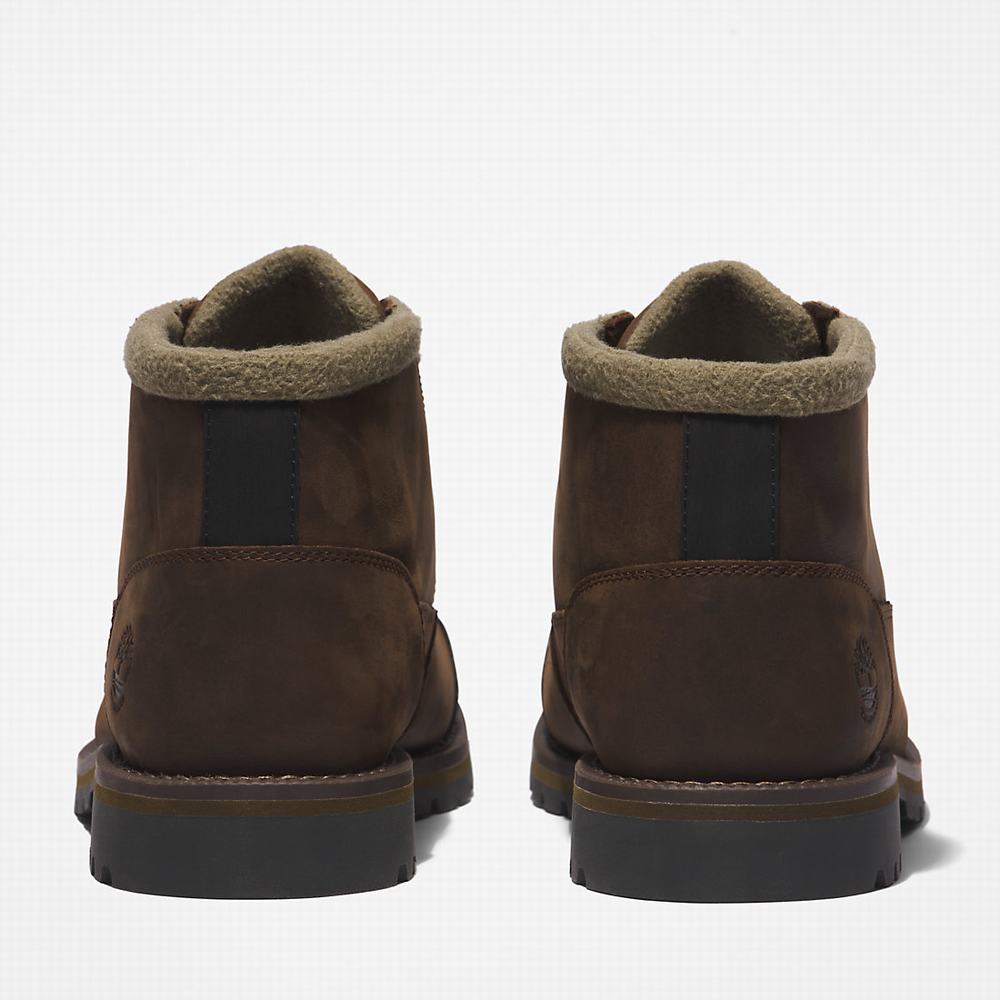 Pánské Kotníkové Boty Timberland Larchmont Warm-lined Chukka Tmavě Hnědé | TI20168-785