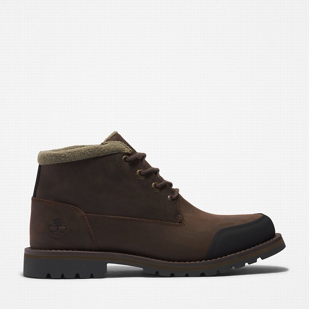 Pánské Kotníkové Boty Timberland Larchmont Warm-lined Chukka Tmavě Hnědé | TI20168-785