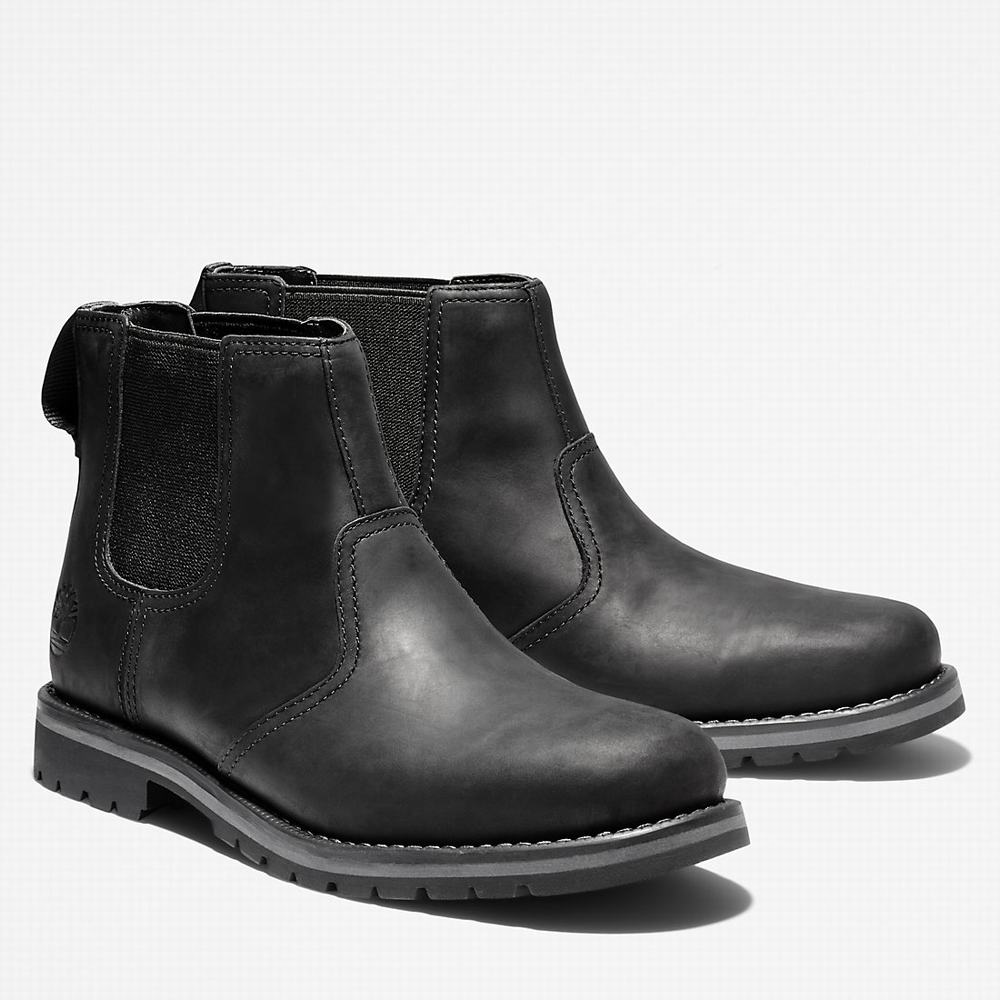 Pánské Kotníkové Boty Timberland Larchmont Černé | TI56901-938