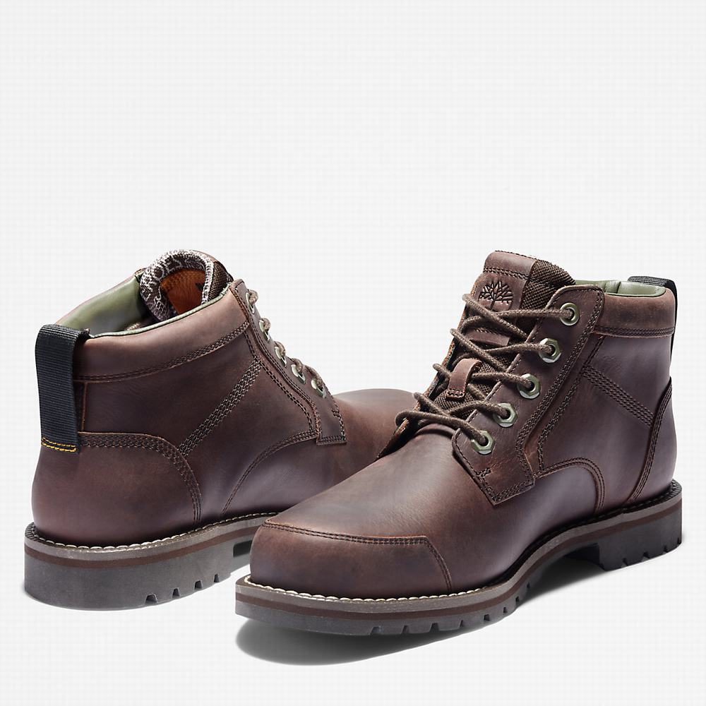 Pánské Kotníkové Boty Timberland Larchmont II Leather Chukka Tmavě Hnědé | TI63254-175