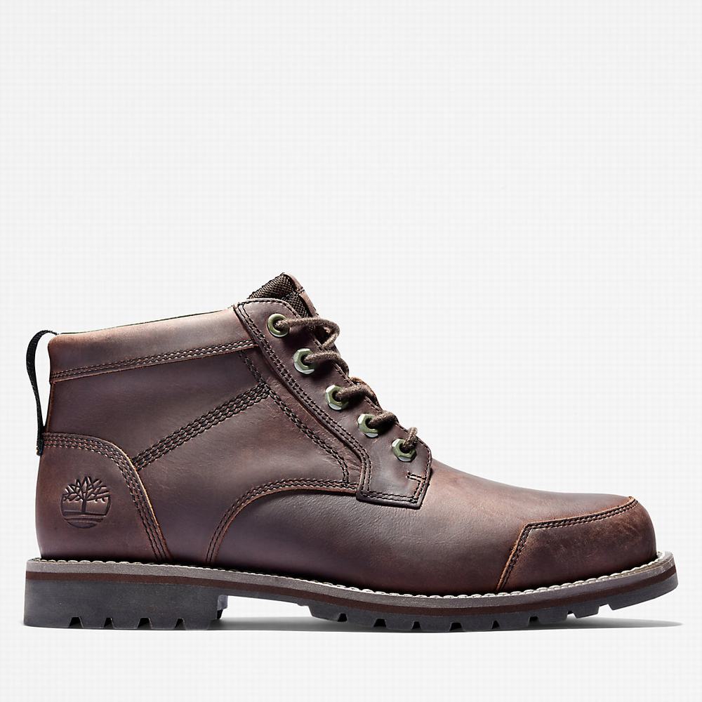 Pánské Kotníkové Boty Timberland Larchmont II Leather Chukka Tmavě Hnědé | TI63254-175
