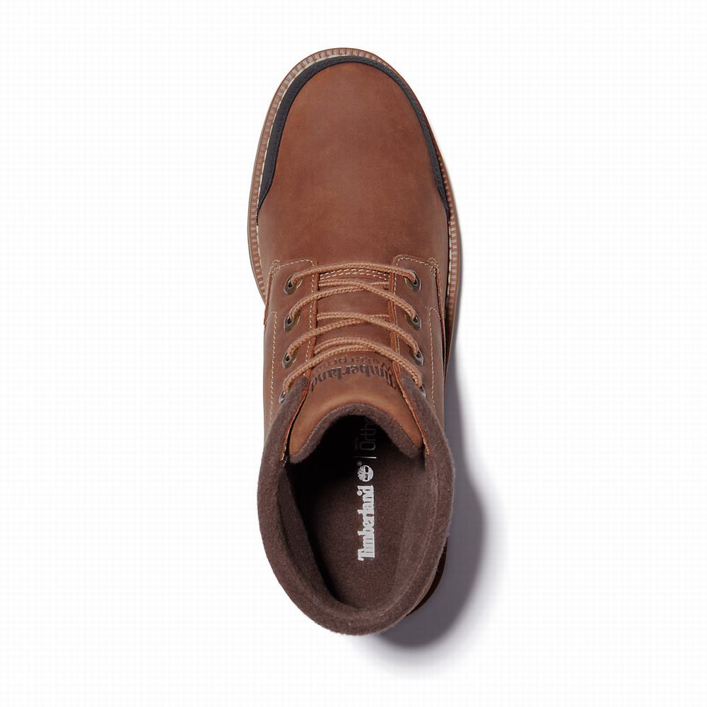 Pánské Kotníkové Boty Timberland Larchmont Podšité Chukka Hnědé | TI79350-250
