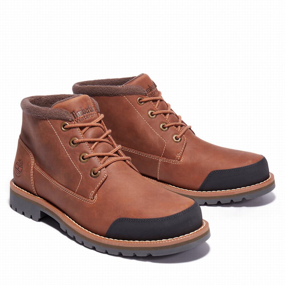 Pánské Kotníkové Boty Timberland Larchmont Podšité Chukka Hnědé | TI79350-250