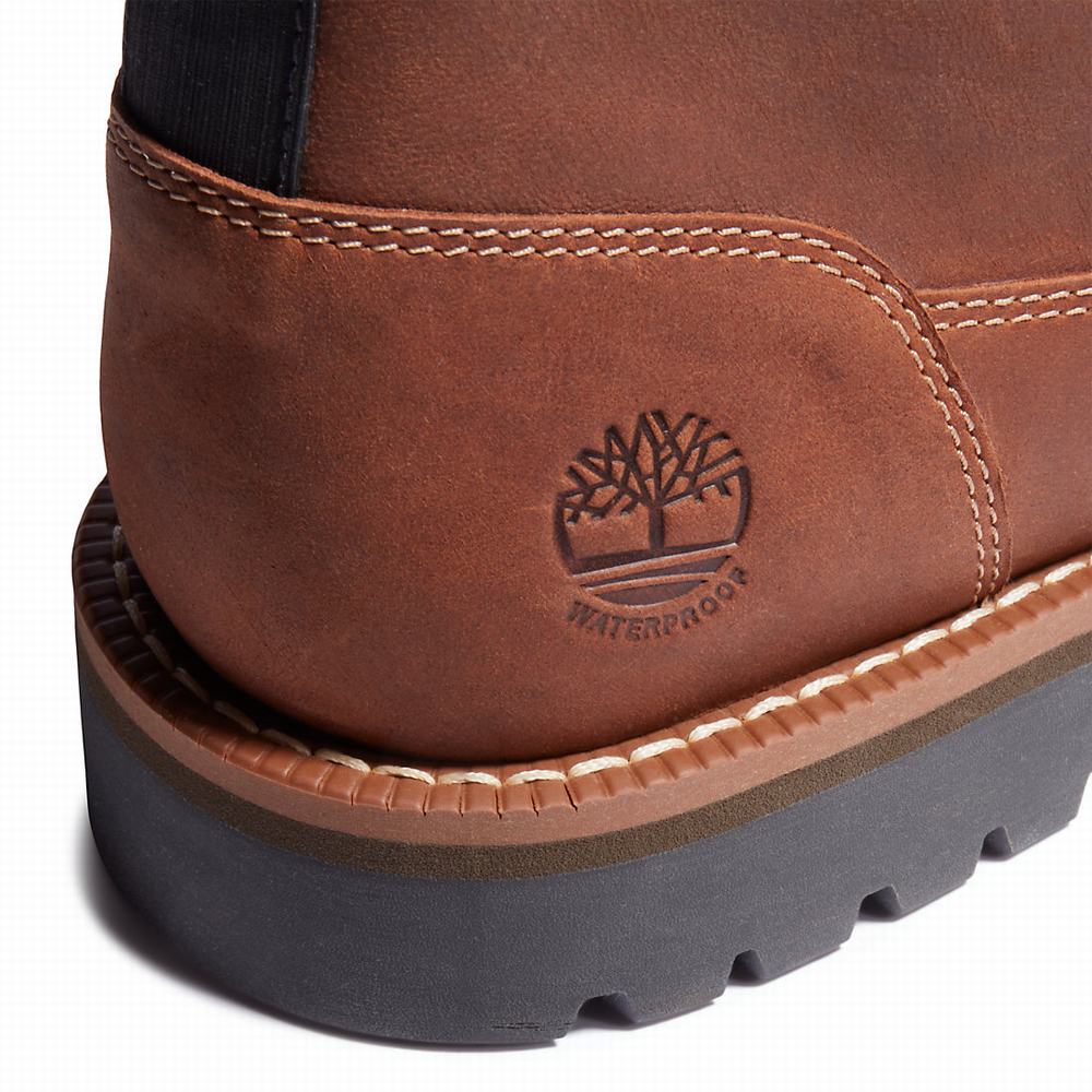 Pánské Kotníkové Boty Timberland Larchmont Podšité Chukka Hnědé | TI79350-250