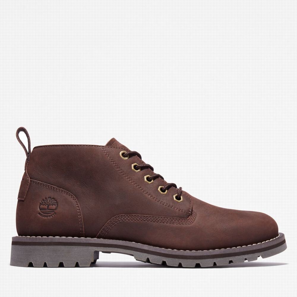 Pánské Kotníkové Boty Timberland Redwood Falls Waterproof Chukka Tmavě Hnědé | TI65049-396