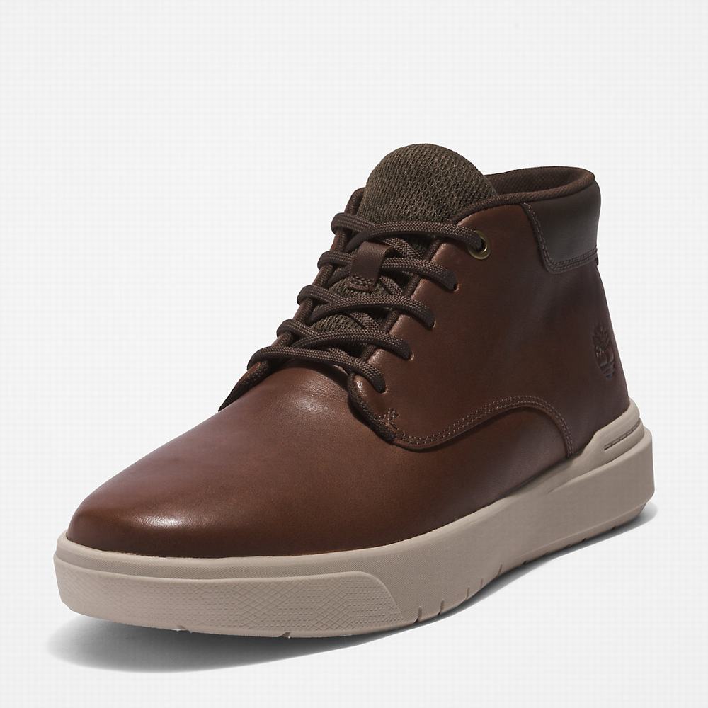 Pánské Kotníkové Boty Timberland Seneca Bay Chukka Hnědé | TI09573-487