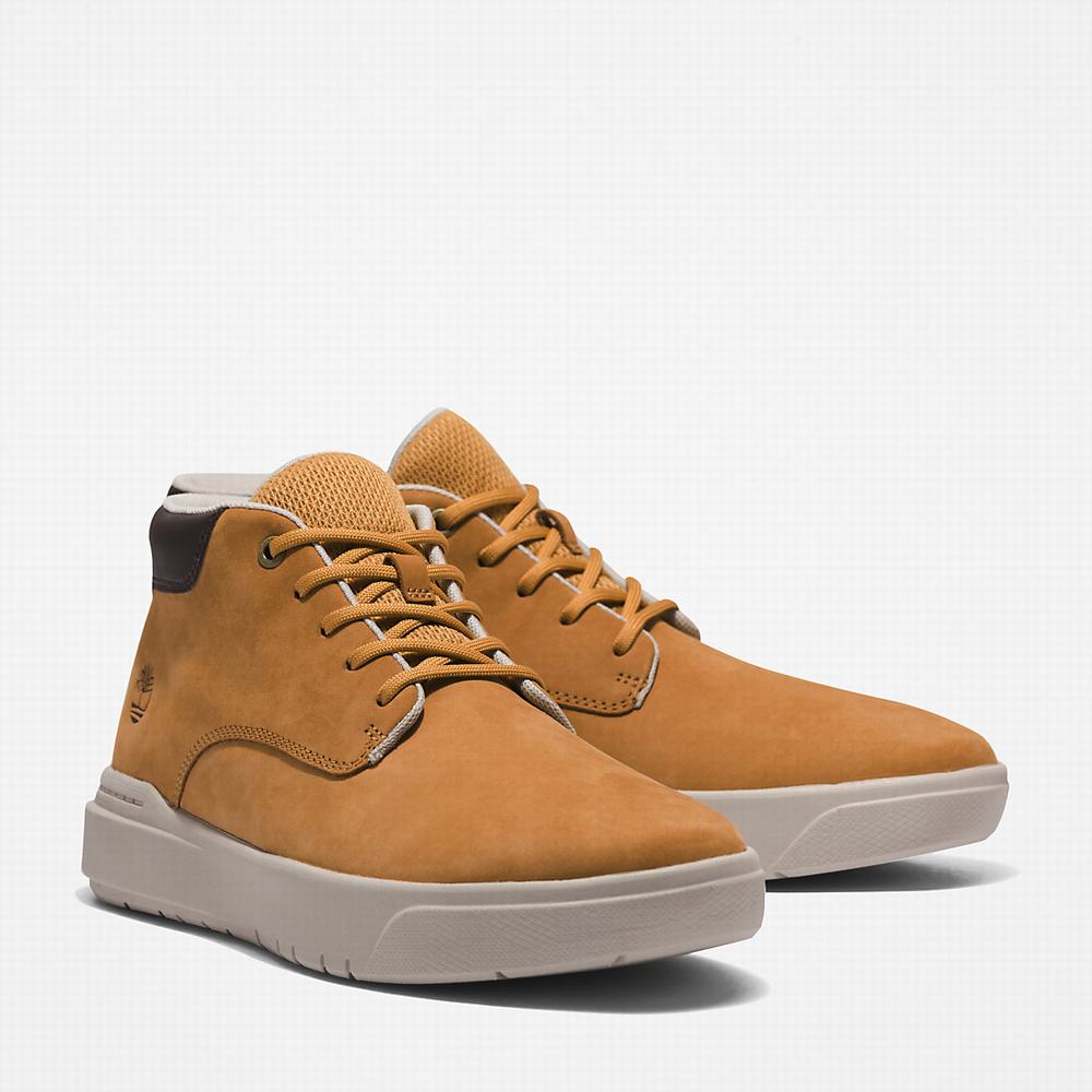 Pánské Kotníkové Boty Timberland Seneca Bay Chukka Světle Hnědé | TI10239-804