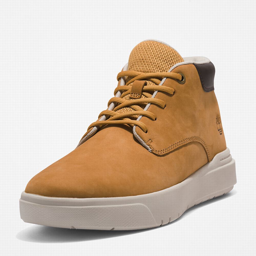 Pánské Kotníkové Boty Timberland Seneca Bay Chukka Světle Hnědé | TI10239-804