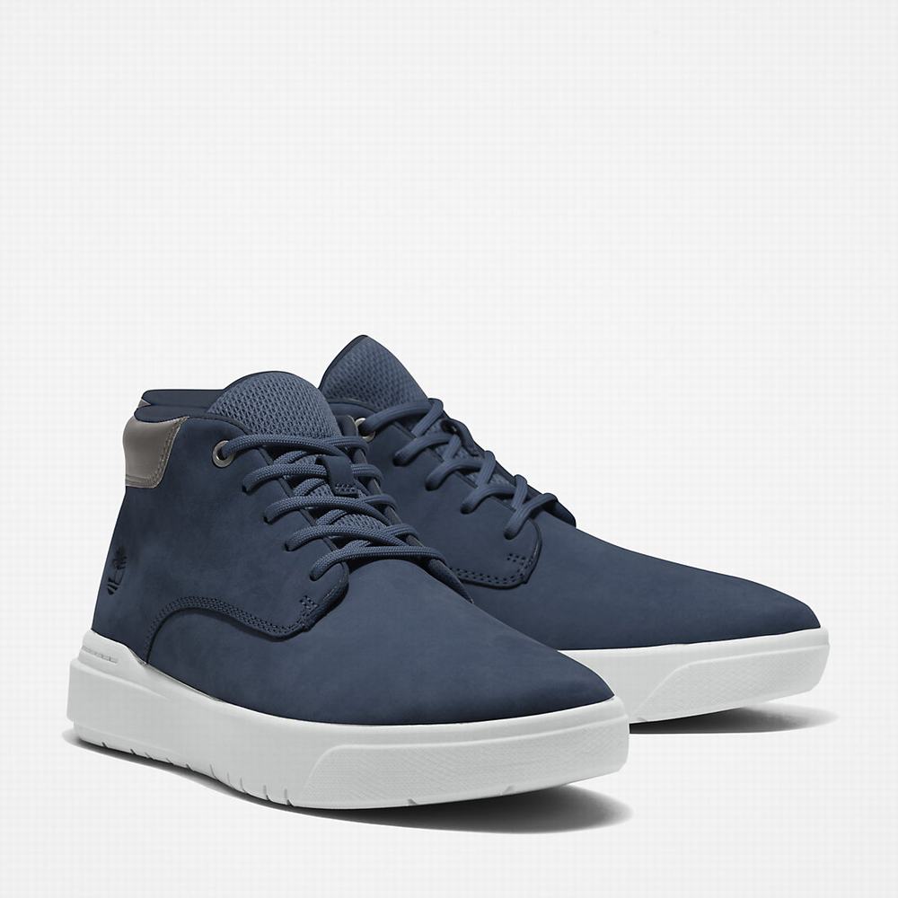 Pánské Kotníkové Boty Timberland Seneca Bay Chukka Tmavě Blankyt | TI50413-031