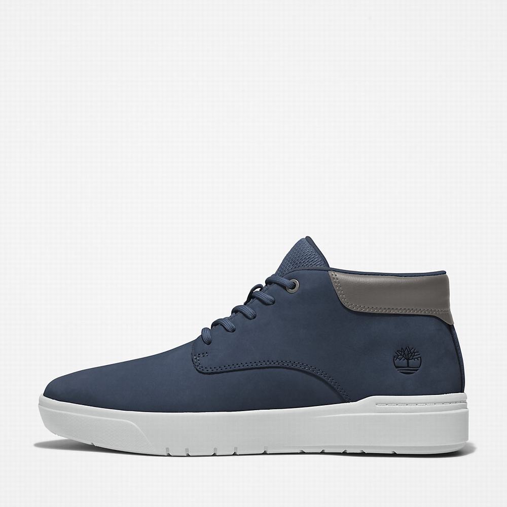 Pánské Kotníkové Boty Timberland Seneca Bay Chukka Tmavě Blankyt | TI50413-031