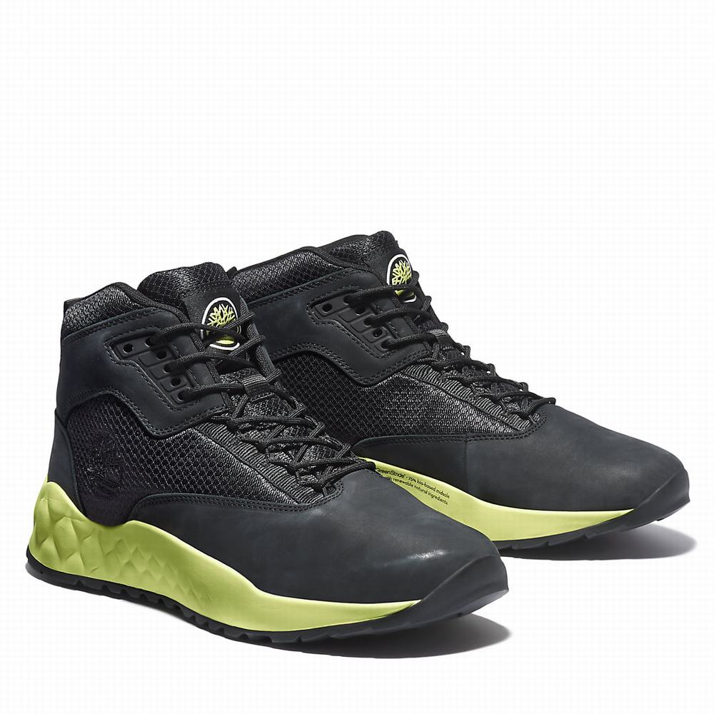 Pánské Kotníkové Boty Timberland Solar Wave GreenStride™ Chukka Černé Zelene | TI12843-108
