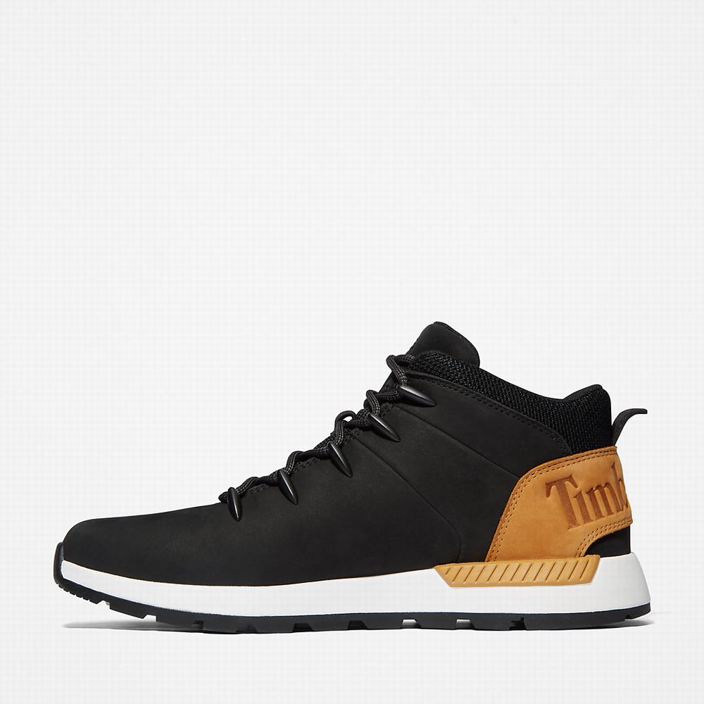 Pánské Kotníkové Boty Timberland Sprint Trekker Chukka Černé | TI64920-159