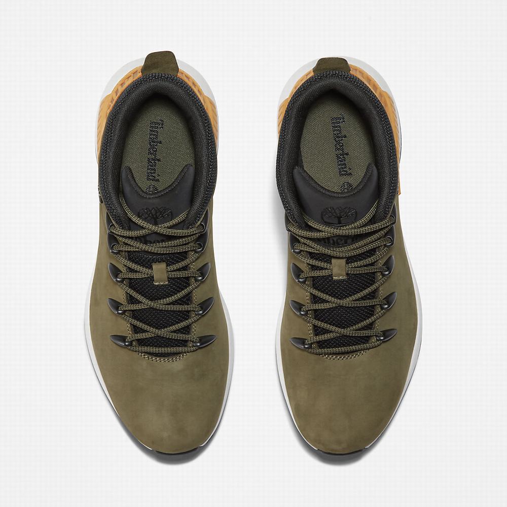 Pánské Kotníkové Boty Timberland Sprint Trekker Chukka Zelene | TI94536-760