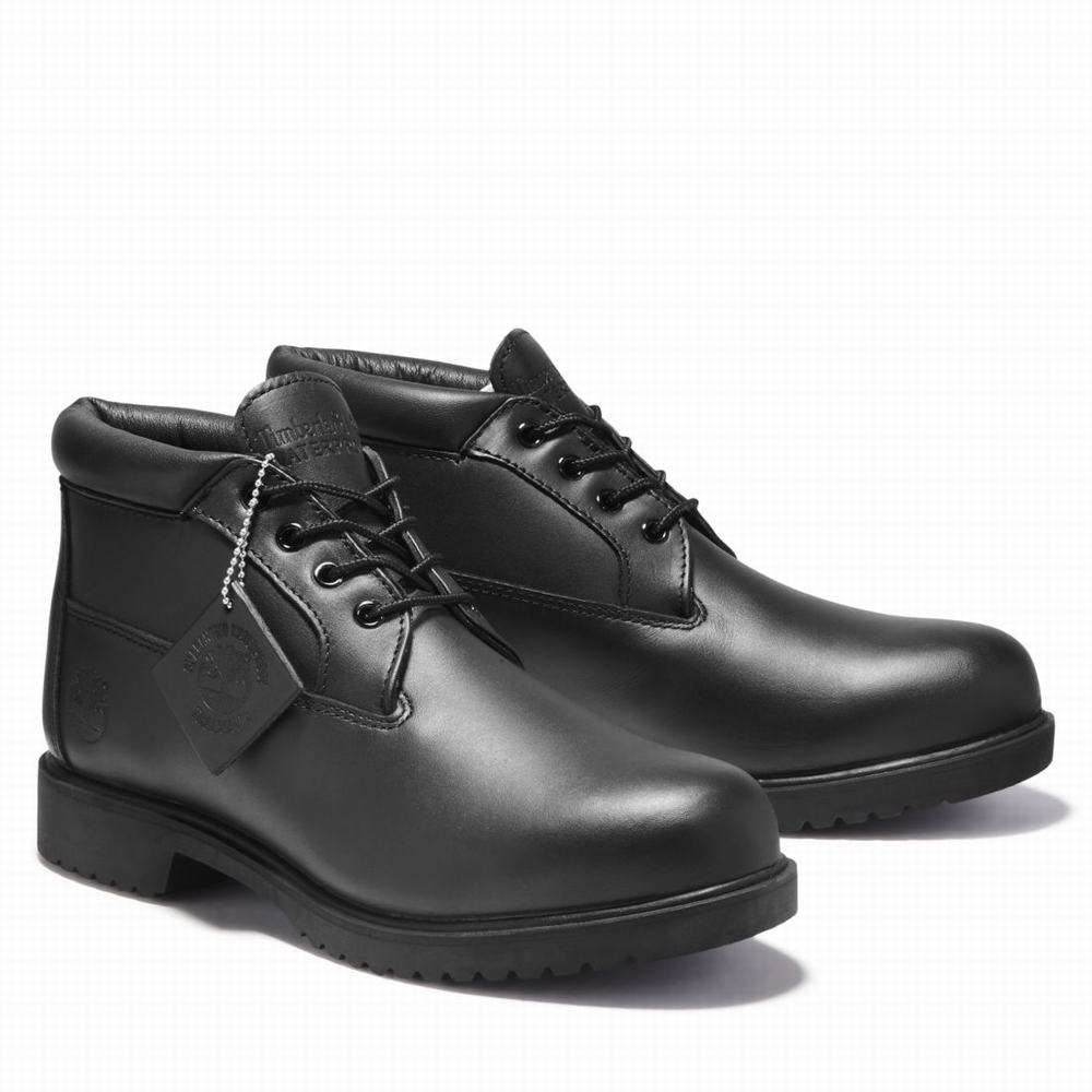 Pánské Kotníkové Boty Timberland TBL® 1973 Newman Waterproof Chukka Černé | TI42015-850