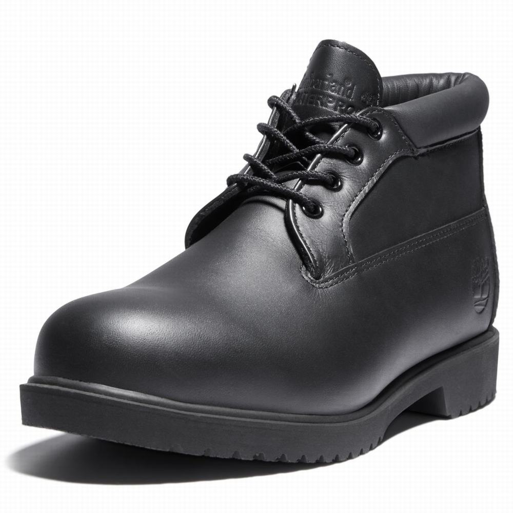 Pánské Kotníkové Boty Timberland TBL® 1973 Newman Waterproof Chukka Černé | TI42015-850