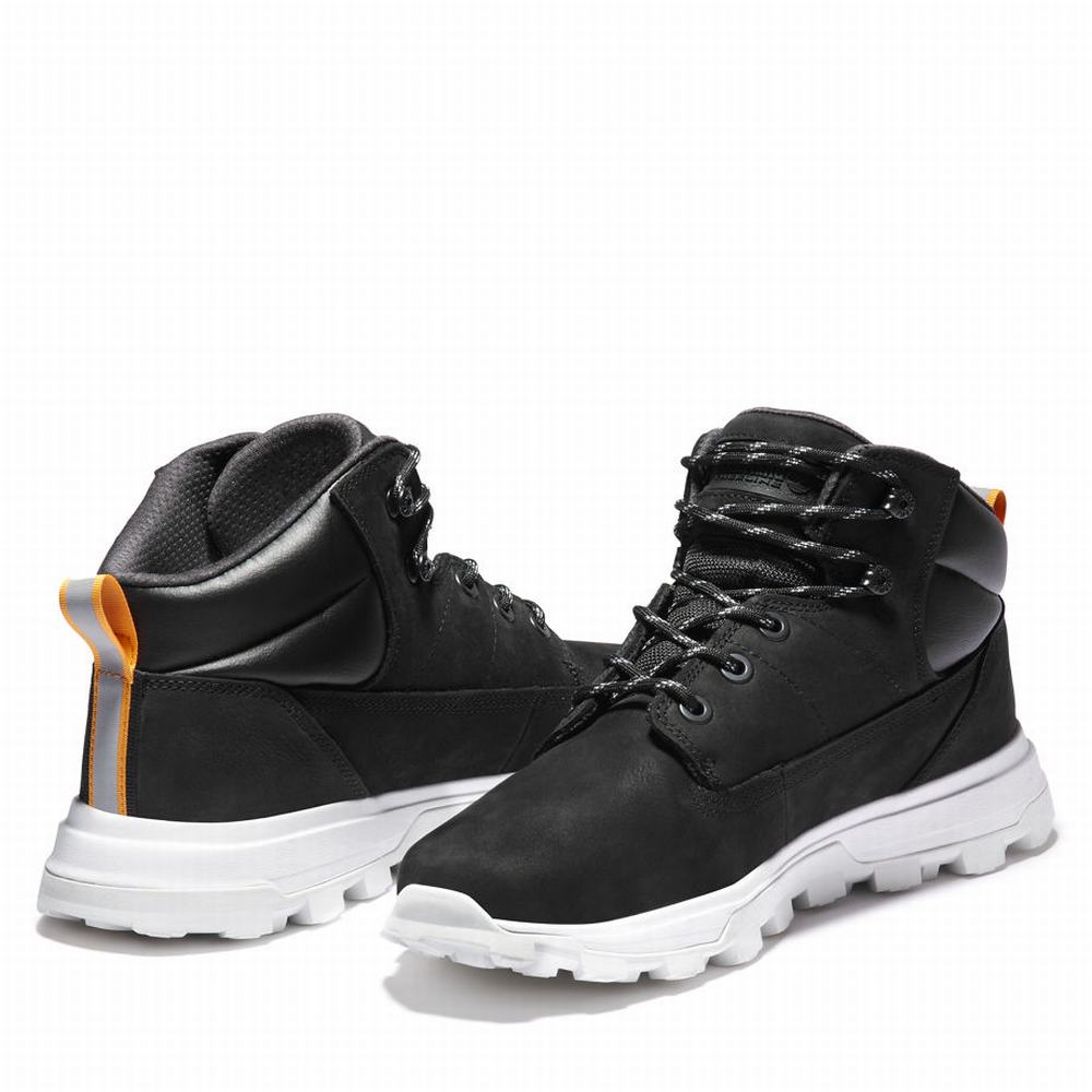 Pánské Kotníkové Boty Timberland Treeline Chukka Černé | TI30582-687