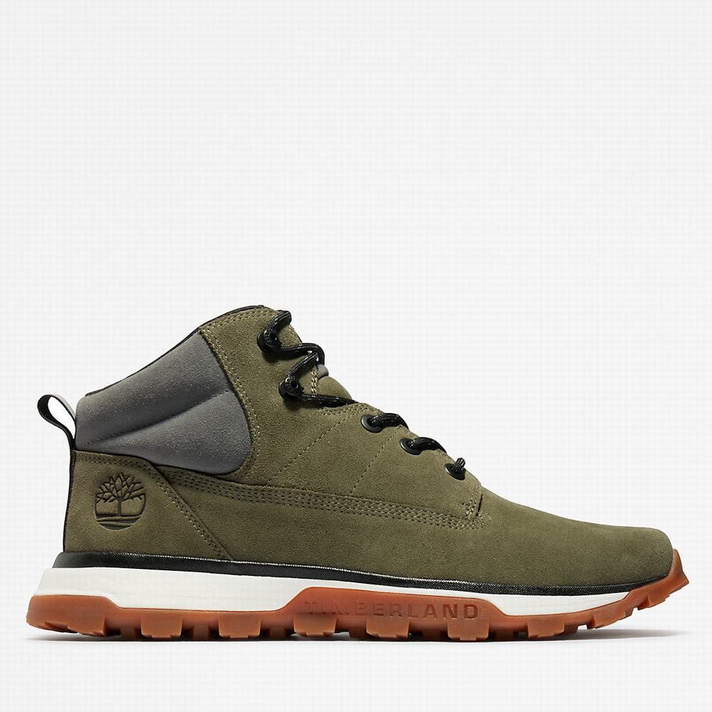 Pánské Kotníkové Boty Timberland Treeline Chukka Tmavě Zelene | TI45691-548
