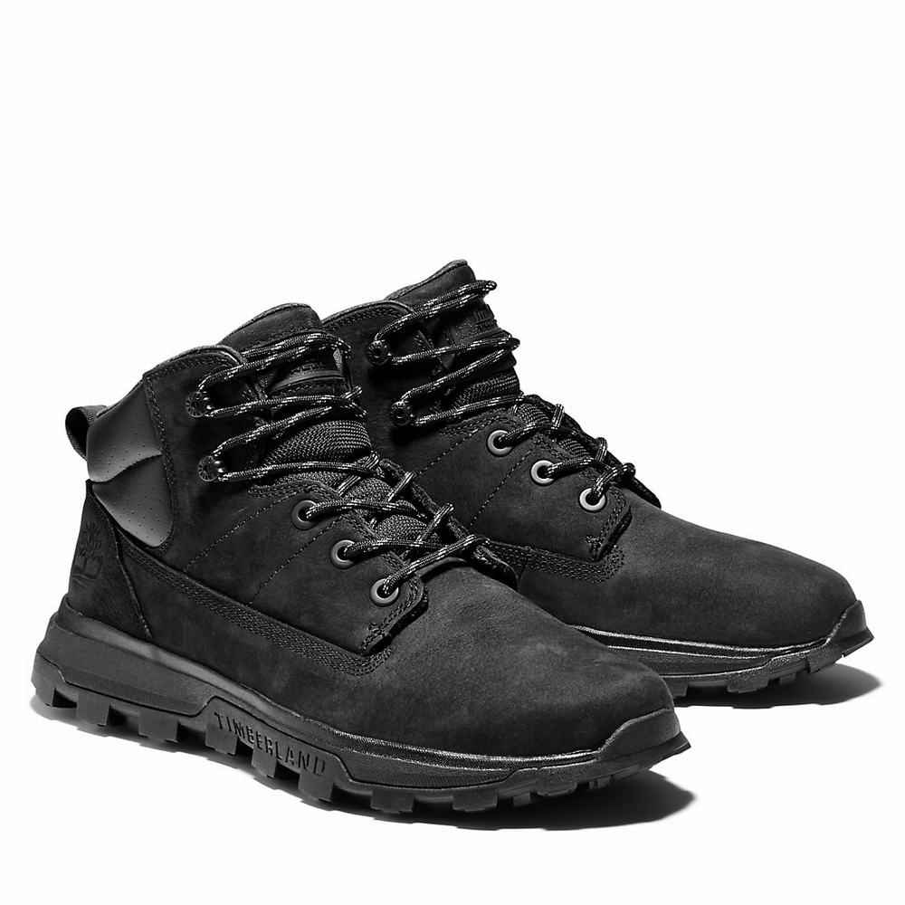Pánské Kotníkové Boty Timberland Treeline Chukka Černé | TI75964-189