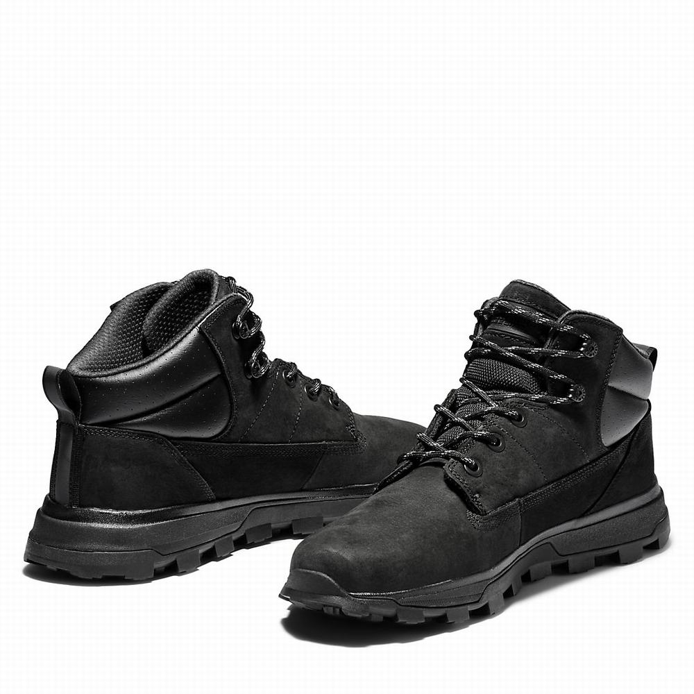Pánské Kotníkové Boty Timberland Treeline Chukka Černé | TI75964-189