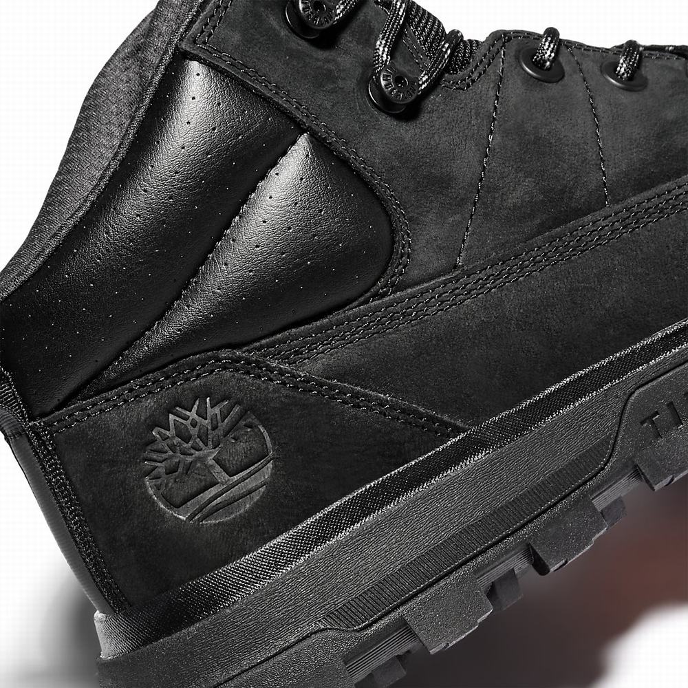 Pánské Kotníkové Boty Timberland Treeline Chukka Černé | TI75964-189