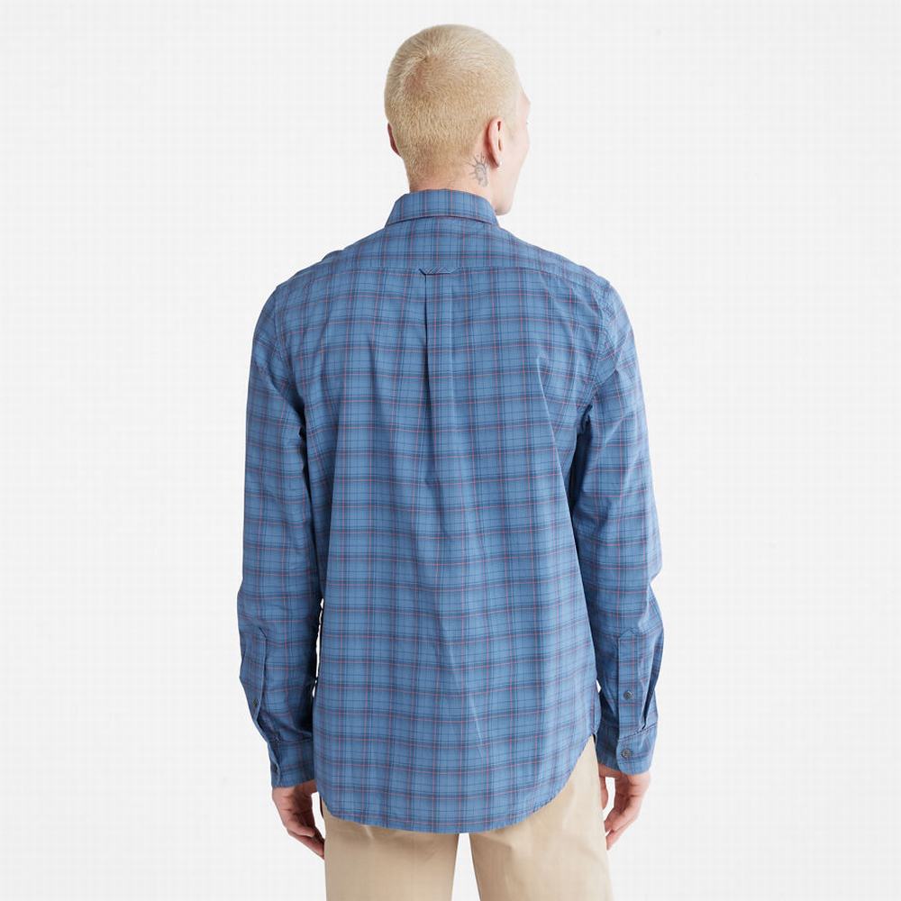 Pánské Košile Timberland Eastham River Stretch Check Blankyt | TI87543-203