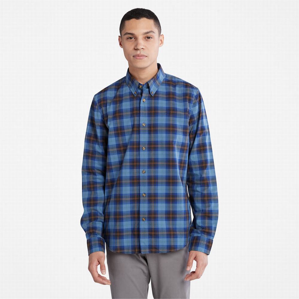 Pánské Košile Timberland Eastham River Stretch Checked Blankyt | TI91265-234