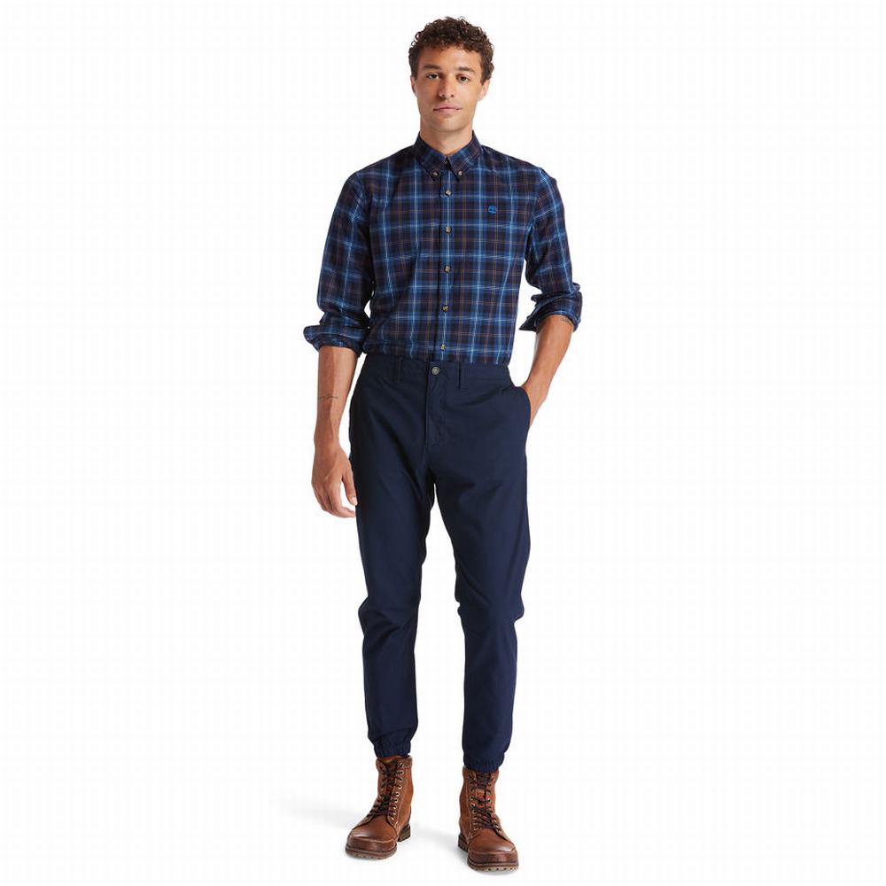 Pánské Košile Timberland Eastham River Tartan Blankyt | TI04278-407