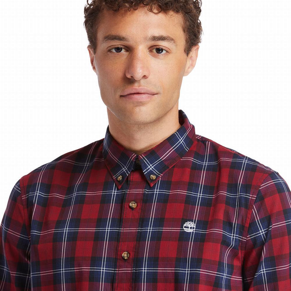 Pánské Košile Timberland Eastham River Tartan Červené | TI08439-261